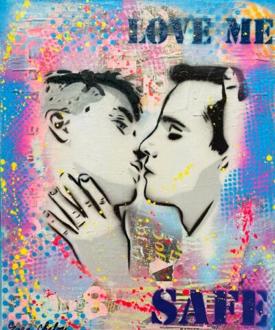 Love-me-safe-Street-Art-Urbain-Sara-Chelou-Ybackgalerie-ARTree