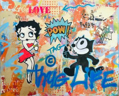 Thug-Life-Street-Art-Urbain-Sara-Chelou-Ybackgalerie-ARTree