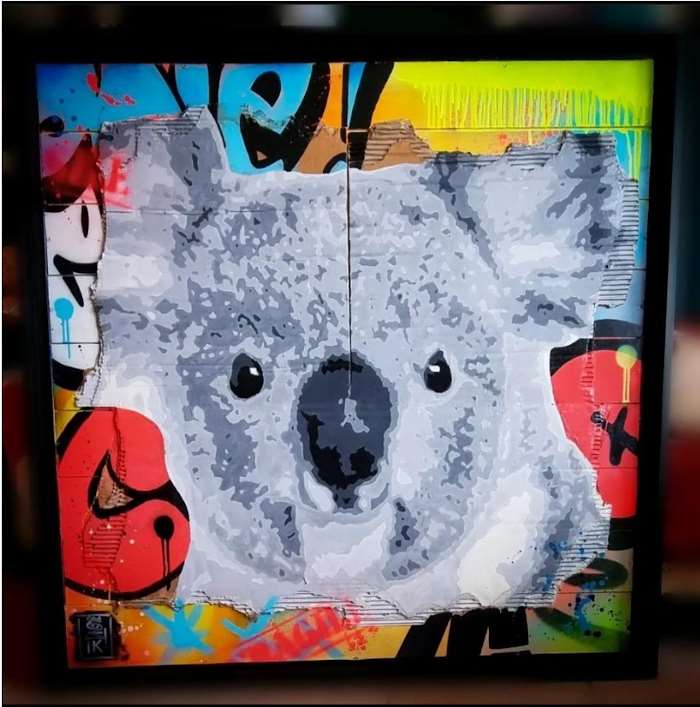 Niki-Street-Pop-Art-Sam-the-Koala-Street-Art-Urbain-ARTree-Ybackgalerie
