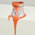 Yannick-Bouillault-Le-vieux-pot-de-peinture-orange-328-1-2023-sculpture-ARTree
