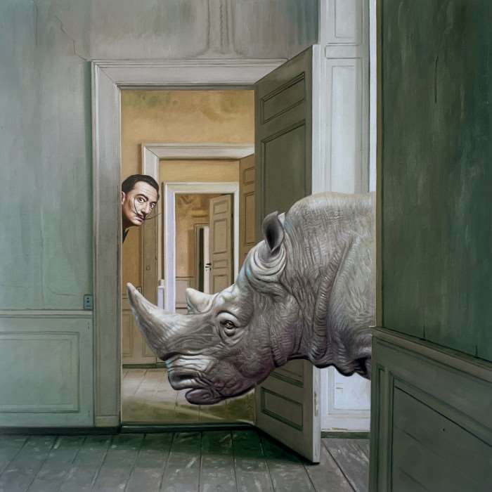 Mr-Strange-le-rhino-de-Dali-peinture-1-ARTree