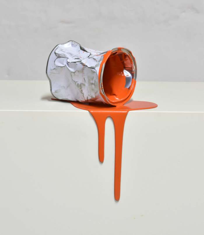 Yannick-Bouillault-Le-vieux-pot-de-peinture-orange-370-2024-1-Sculpture-ARTree
